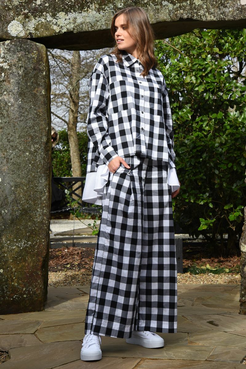 									DOUBLE FEATURE SHIRT
								, 			WALKING STYLE PANT
			