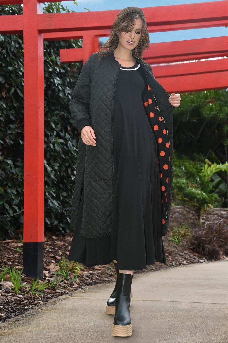 									ALL IN A DAY'S WORK DRESS
								, 			PUFF PIECE COAT
			
