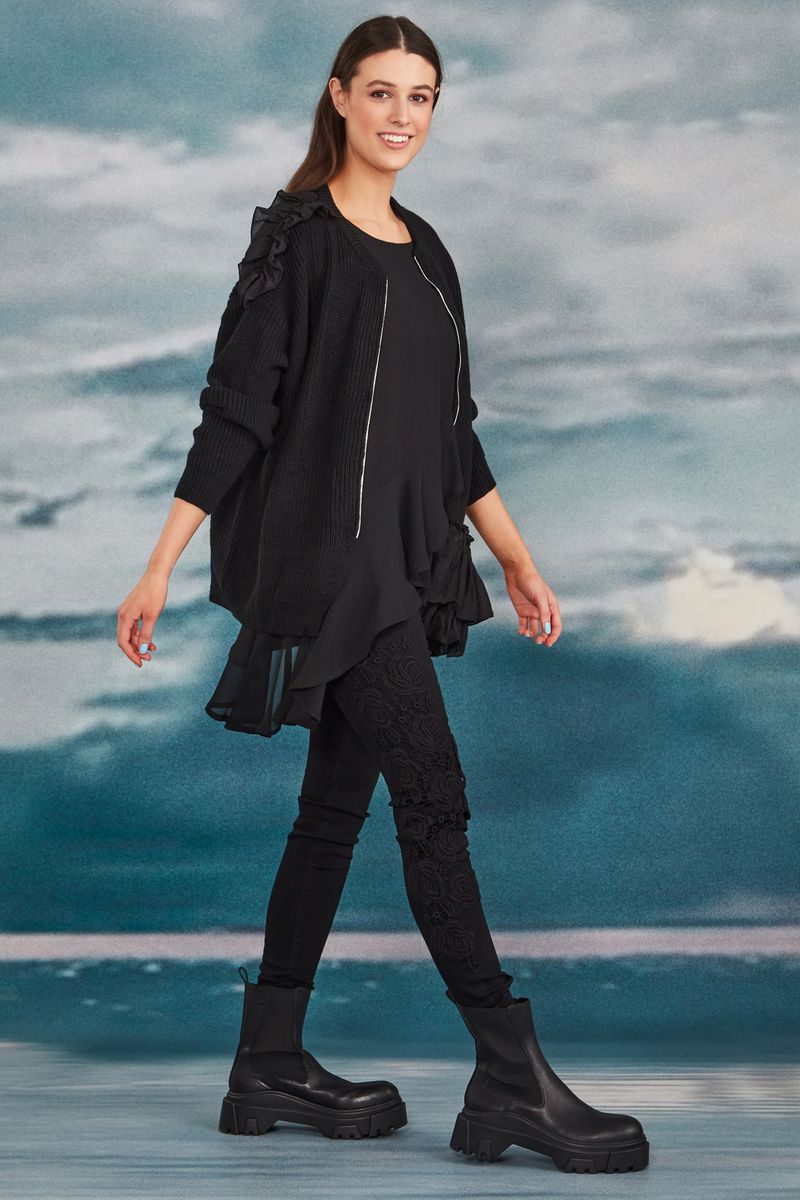 									BACK TO FRONT CARDIGAN
								, 			MY FAVOURITE SHEER TOP
								, 			BY ALL JEANS NECESSARY JEANS
			