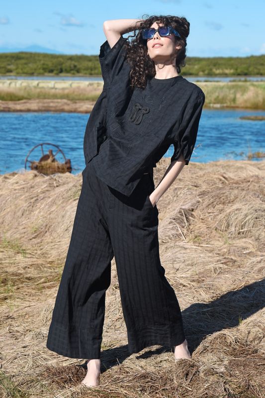 									THREAD SPREAD TOP
								, 			LEG WORK PANT
			