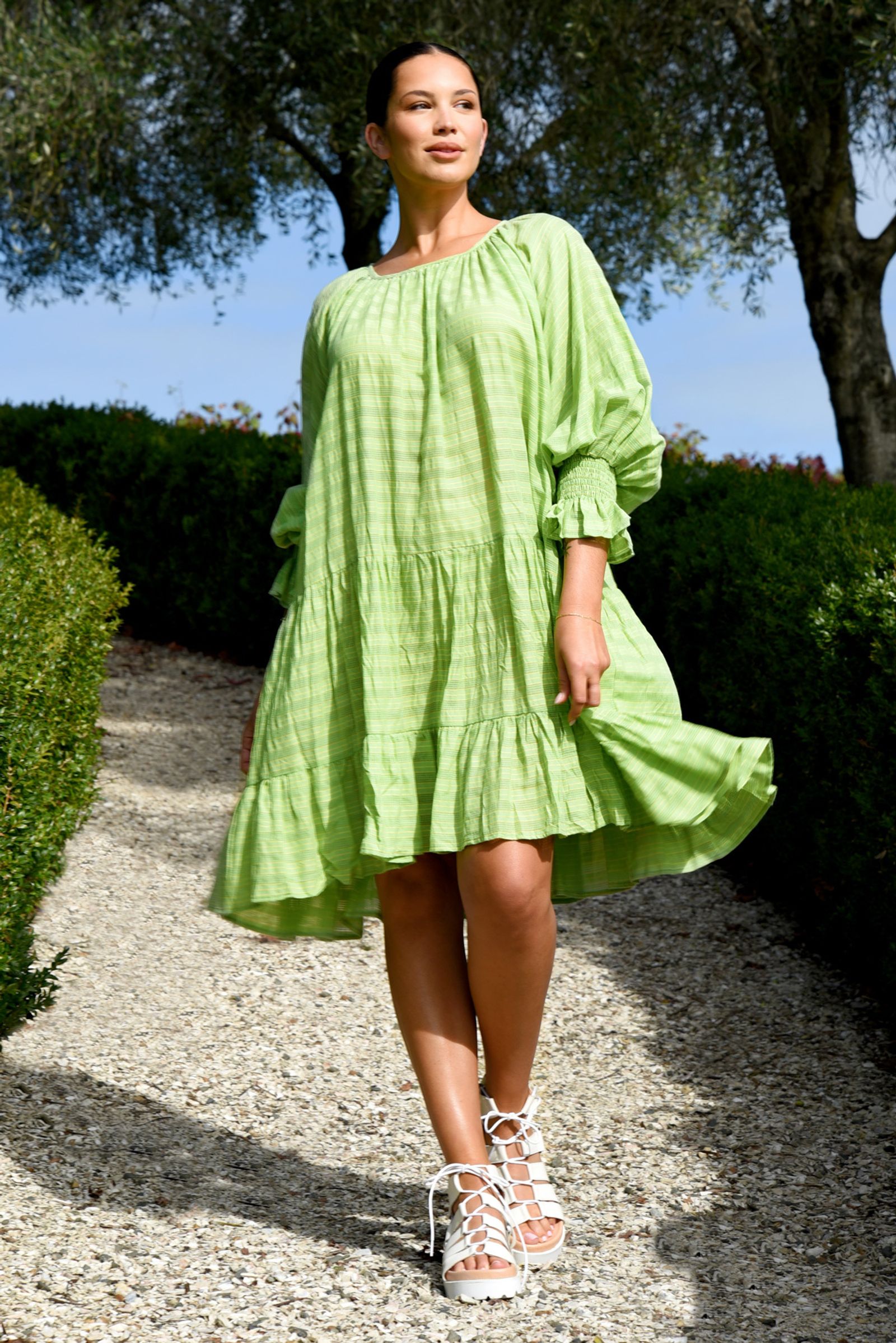 									LIGHT OF THE PARTY DRESS
			