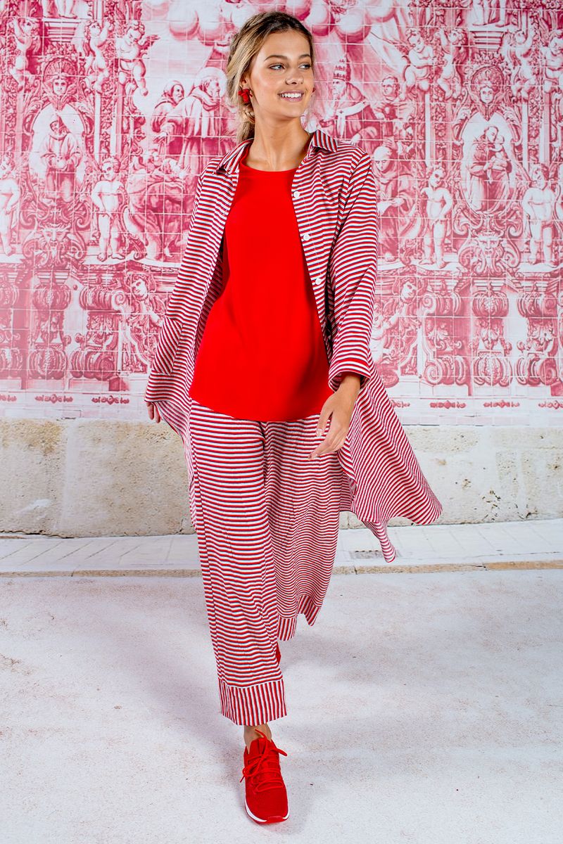 									TOP COLLAR SHIRT
								, 			TAKE CREPE TOP
								, 			PULL STOP PANT
			