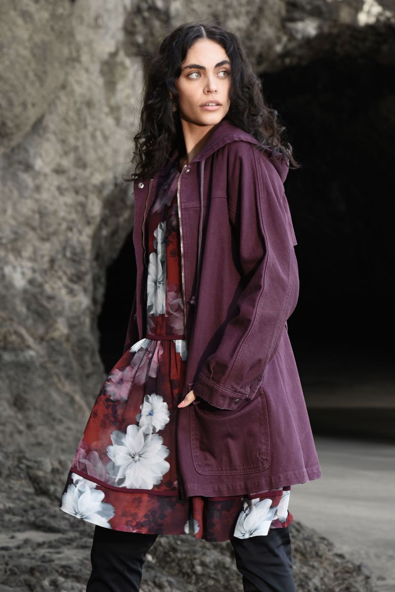 									DENIM BREAK JACKET
								, 			ALWAYS THE OPPOR-TUNIC DRESS
			