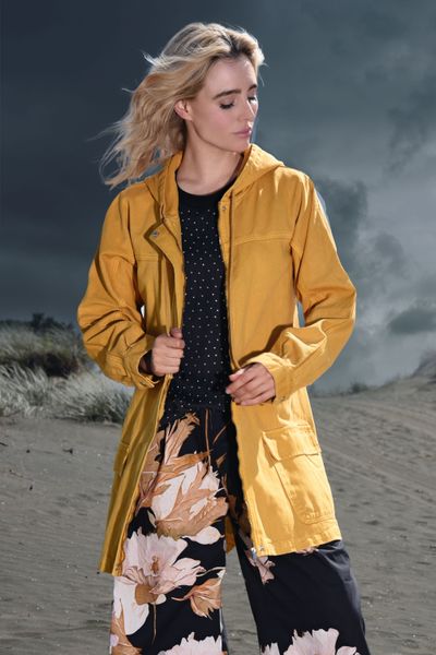 									DENIM BREAK JACKET
								, 			GET EVEN PANT
			