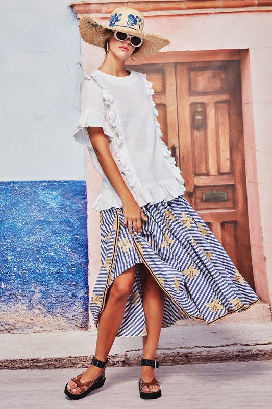 									SUNNY DAYS HAT
								, 			SCREEN SIREN SUNGLASSES
								, 			SHOULDER THE BLAME TOP
								, 			WAIST NOT, WANT NOT SKIRT
			