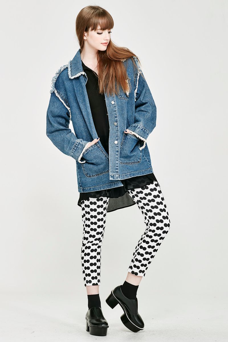 									'Fray On' Jacket
								, 			'Leg Ryan' Pant
			