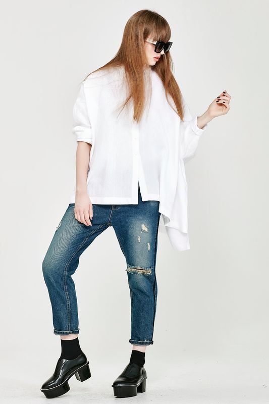 									'Don't Shirt 'Em' Shirt
								, 			'Fray It Again' Pant
			