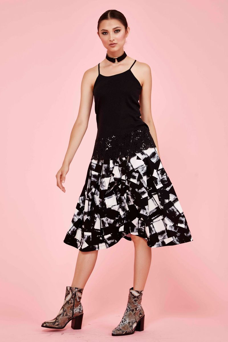 									CAMI GIRL TOP
								, 			TUCKED UP SKIRT
			
