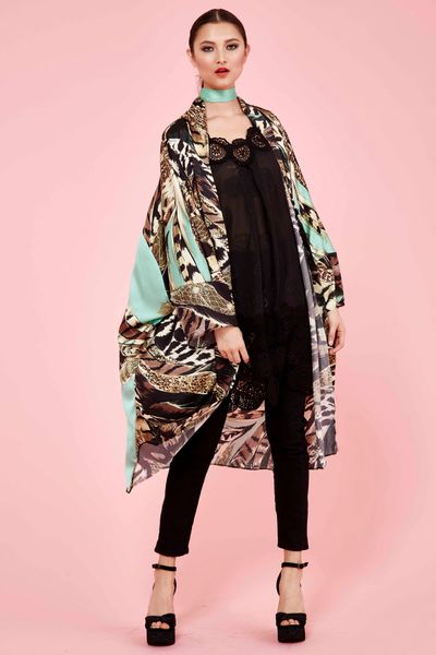 									STAR DUSTER KIMONO
								, 			LINDA LOVE-LACE DRESS
			