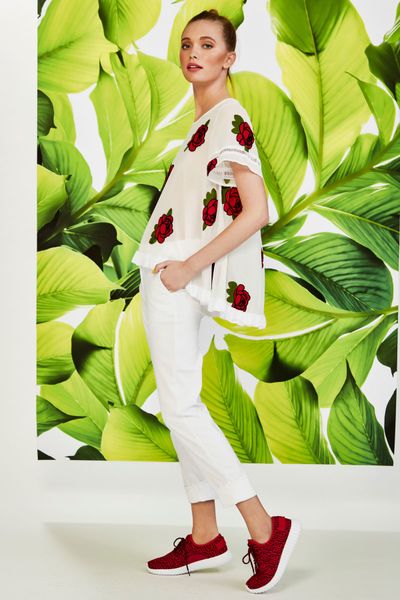 									RUFFLE OF LOVE TOP
								, 			FORWARD MARCH PANT
			