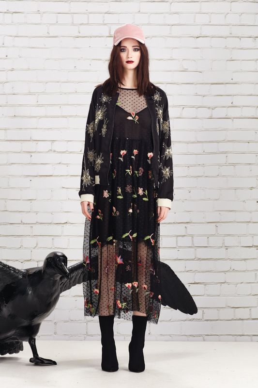 									BOMBS + BOTTLES JACKET
								, 			MESH BECOMES HER DRESS
			