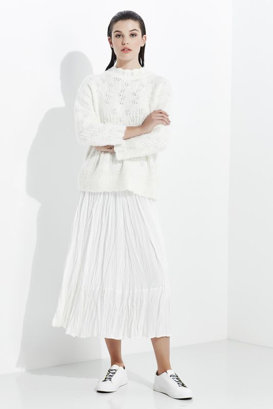 									STEVIE JUMPER
								, 			CRUSHED A LITTLE MORE SKIRT
			