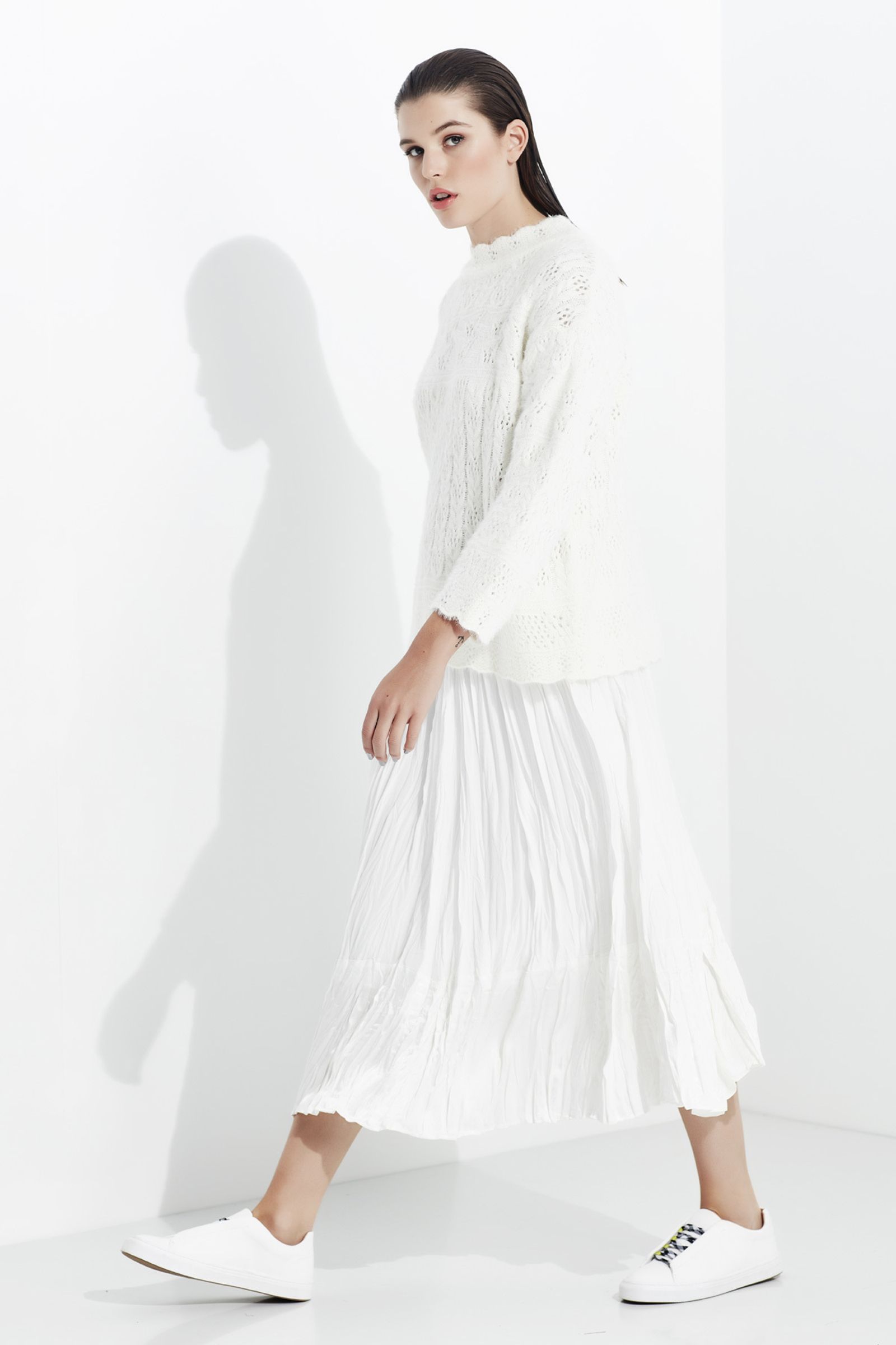 									STEVIE JUMPER
								, 			CRUSHED A LITTLE MORE SKIRT
			