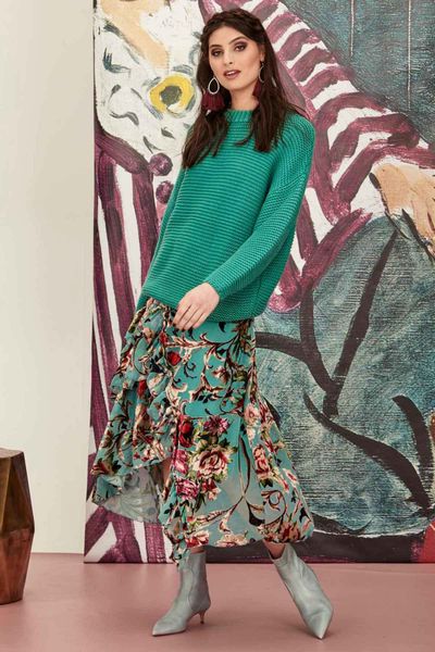 									BACK TO MINE JUMPER
								, 			LIFE IS RUFFLE SKIRT
			