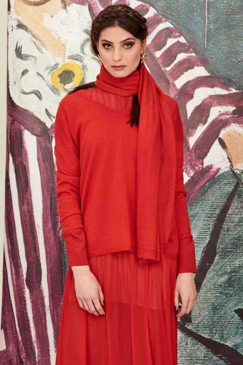 									SWEPT AWAY DRESS
								, 			NO ANGEL JUMPER
								, 			WRAP IT SCARF
			