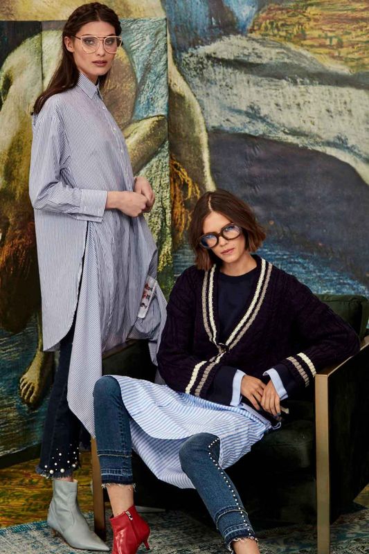 									BLOUSE ARREST SHIRT
								, 			GOOD JEAN-ETICS JEANS
								, 			VARSITY BLUES CARDIGAN
								, 			STUD FINDER JEANS
			