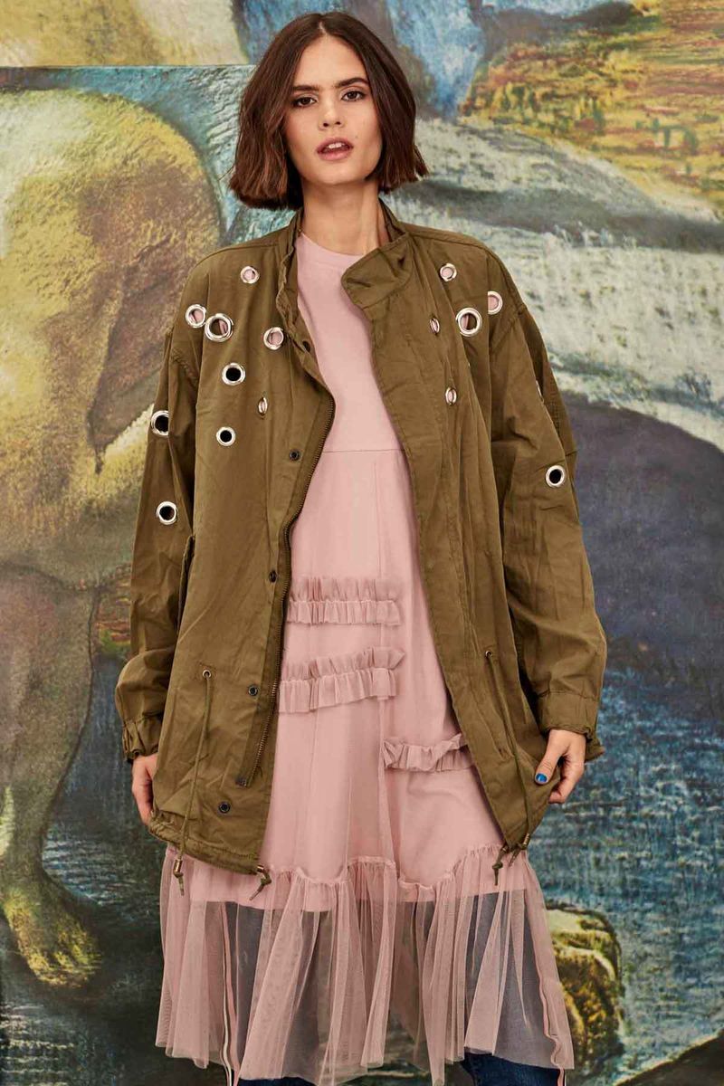 									TULLE OF THOUGHT DRESS
								, 			EYELET TALK JACKET
			