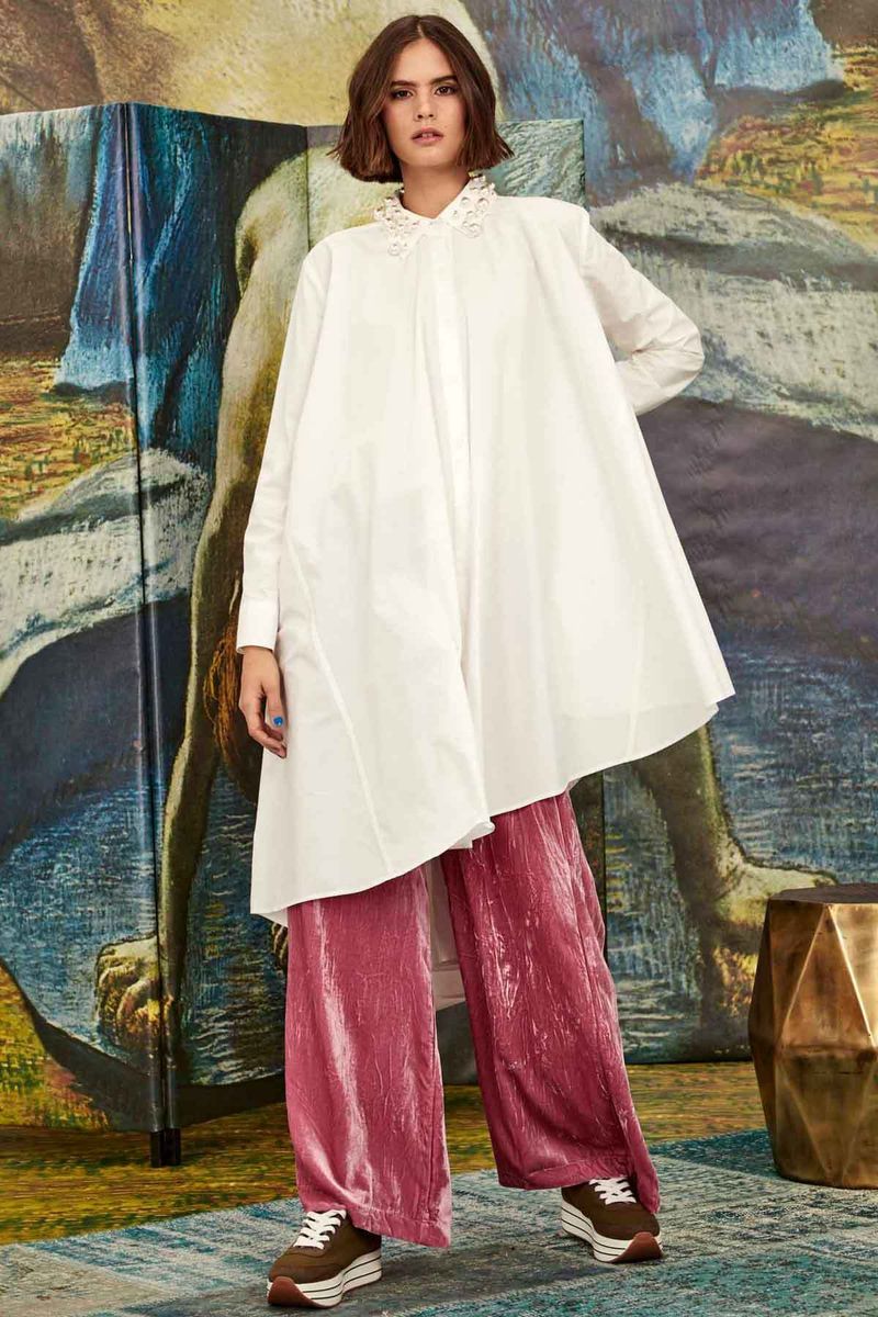 									NIPS AND TUCKS SHIRT
								, 			HALF CUT PANT
			