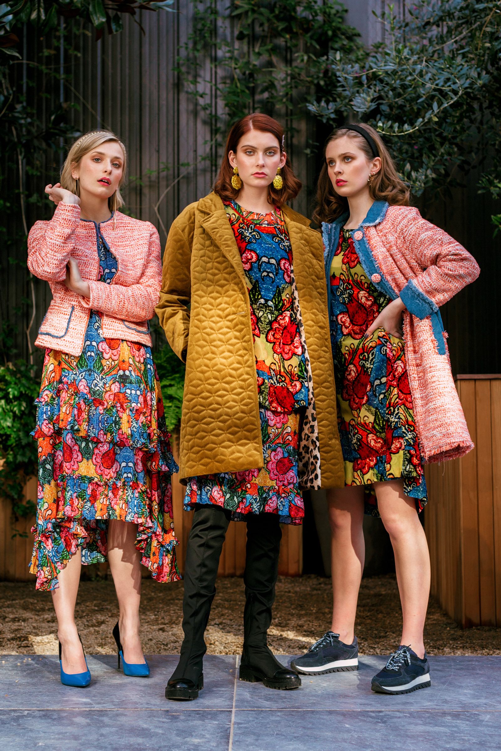 									TRUE ROMANCE DRESS
								, 			LITTLE QUILTY COAT
								, 			MIX IT UP JACKET
			