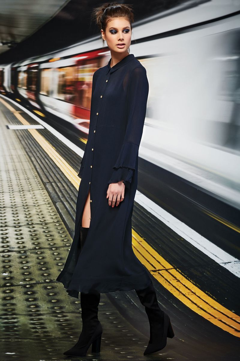 									FLOUNCE SEEKER DRESS
			