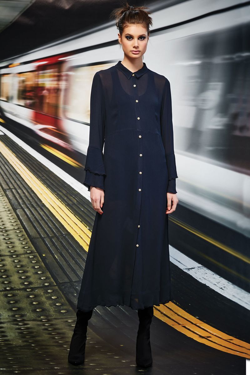 									FLOUNCE SEEKER DRESS
			