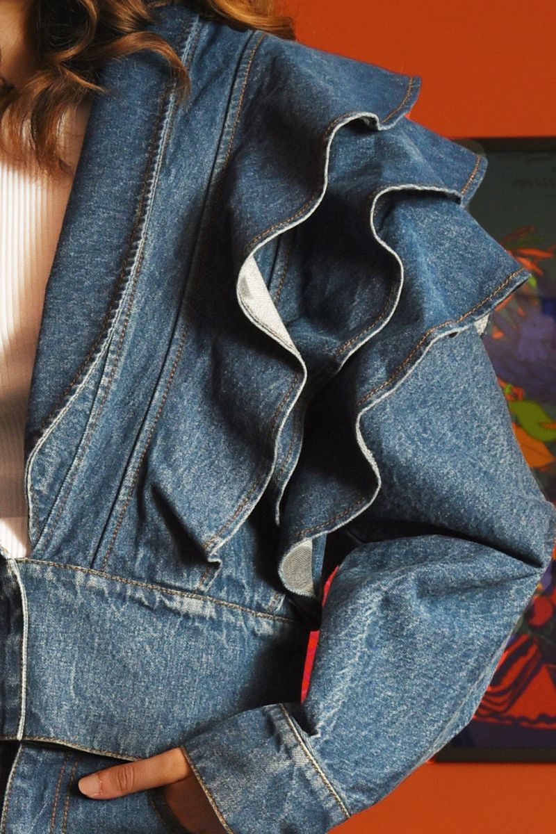 									SEND IN THE FLOUNCE JACKET
			