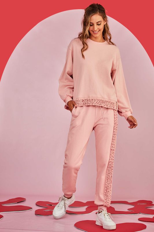 									SWEAT OVER IT SWEATSHIRT
								, 			LET'S ROLL TRACKPANTS
			