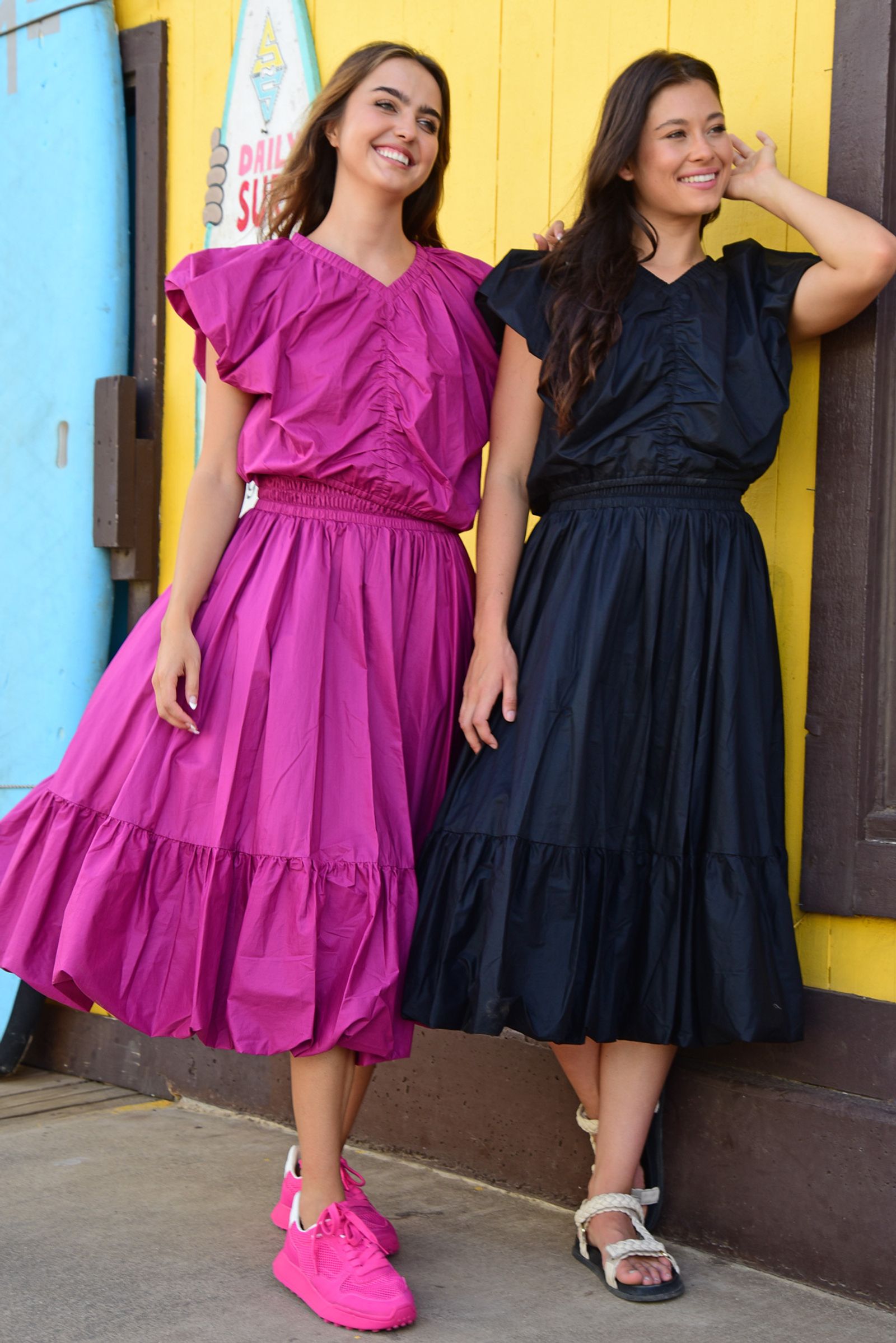 									TO TOP IT OFF TOP
								, 			TAKE HEM ON SKIRT
			