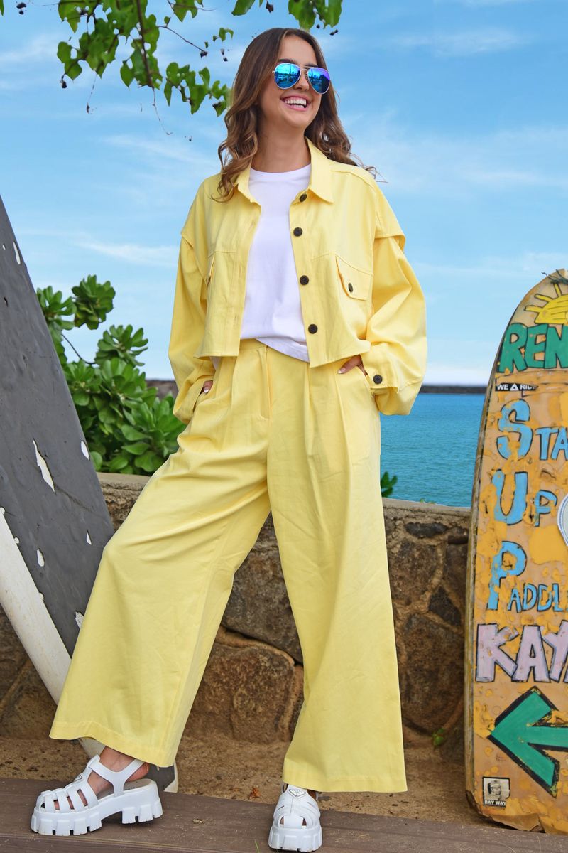 									POCKET IN JACKET
								, 			WIDE STRIDE TROUSERS
			