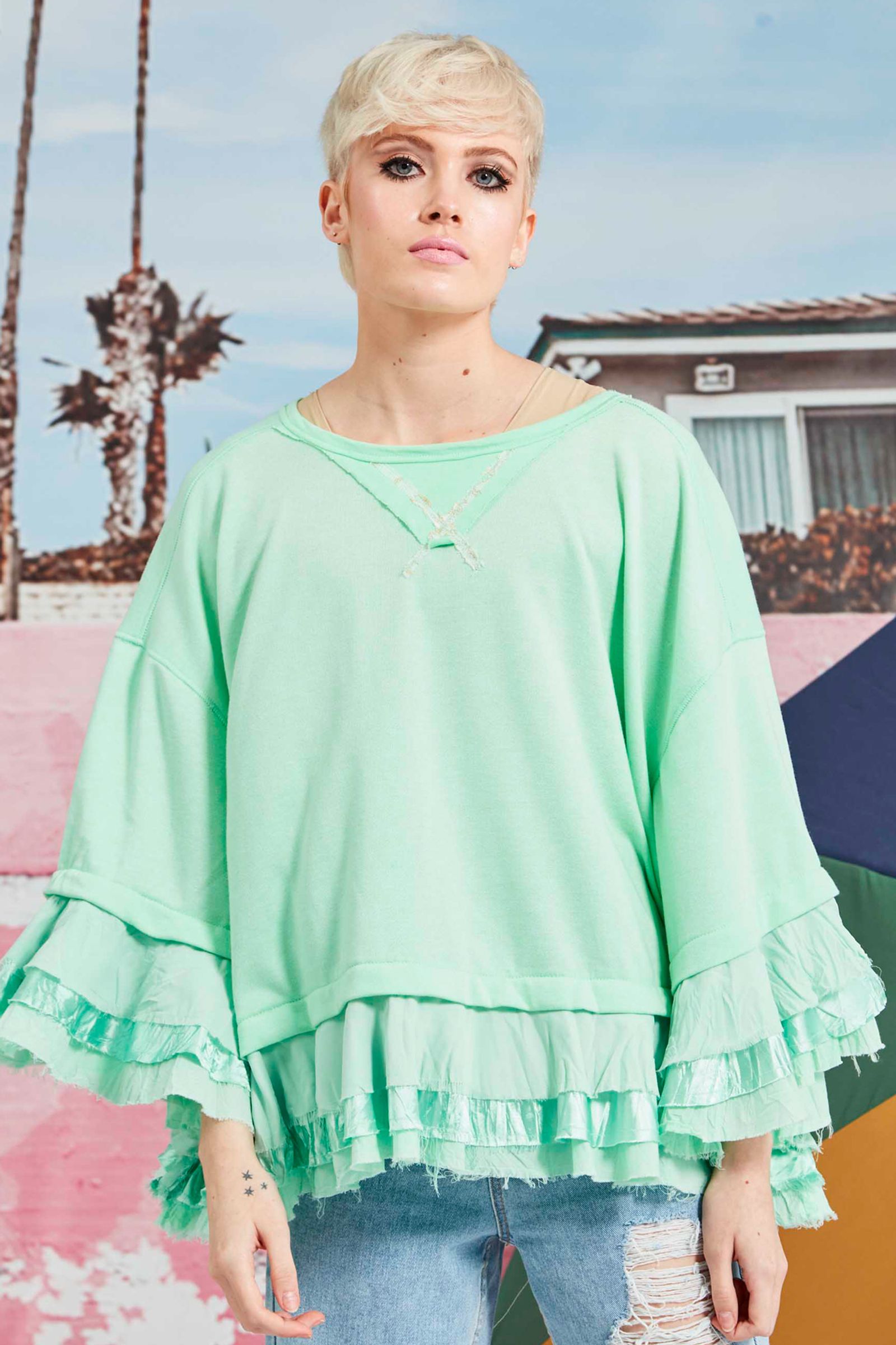 									COME WHAT FRAY SWEATSHIRT
			