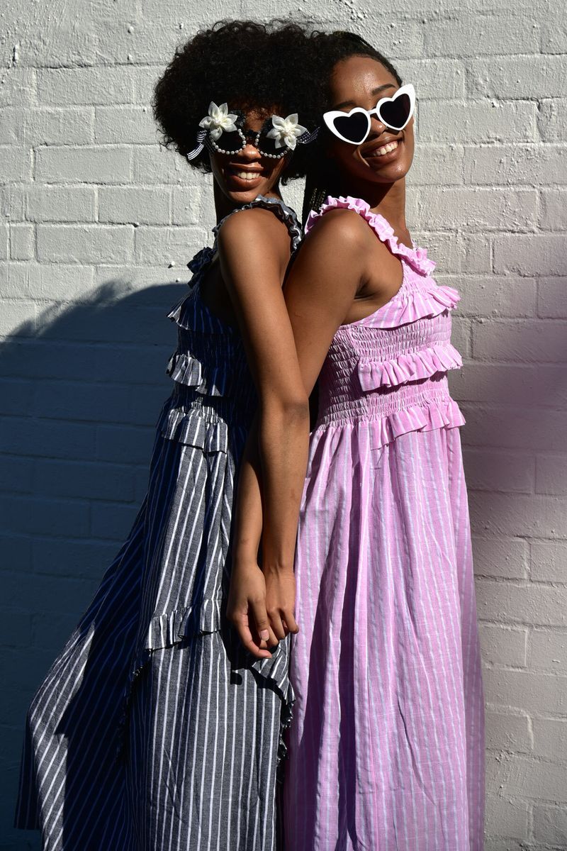 									STRIPE FOR THE PICKING DRESS
			