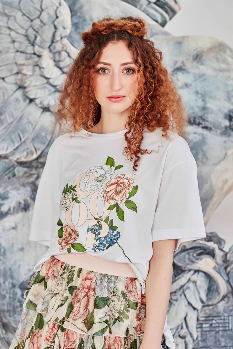 									FLOWER HOUR T-SHIRT
								, 			TIER IT UP SKIRT
			