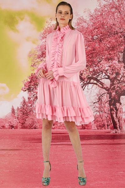 									RUFFLE & READY DRESS
			