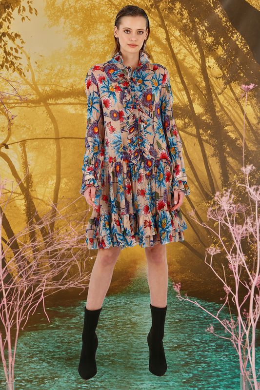 									RUFFLE & READY DRESS
			