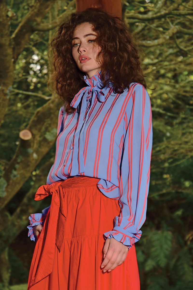 									PRETTY TIED UP BLOUSE
			