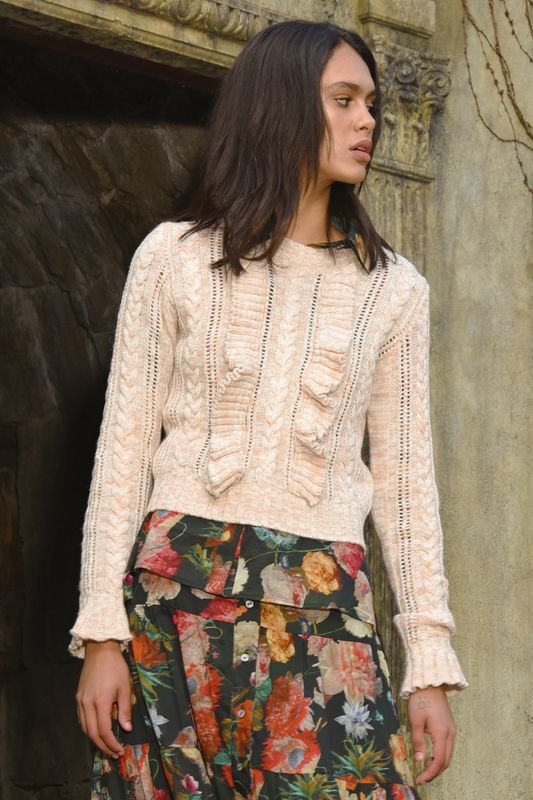 									DESIGNER CABLE SWEATER
			