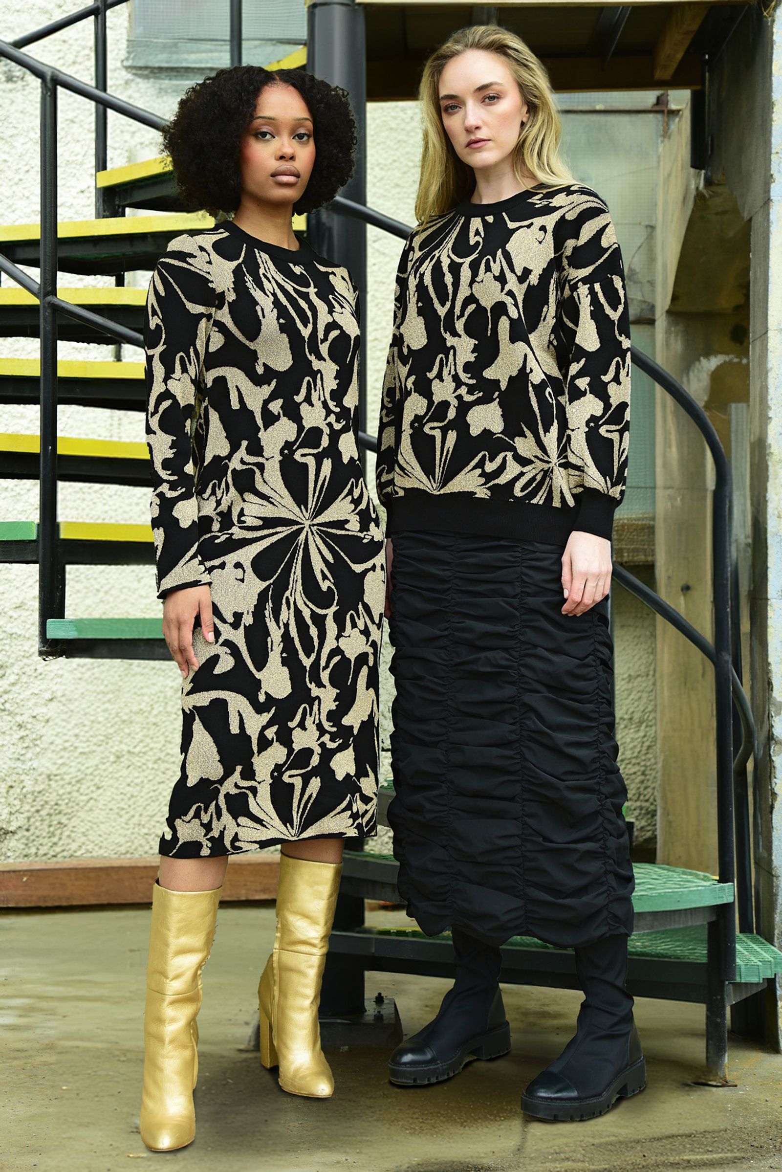 									COSY BUSINESS DRESS
								, 			MAKE KNIT HAPPEN SWEATER
								, 			SUGAR RUCHE SKIRT
			