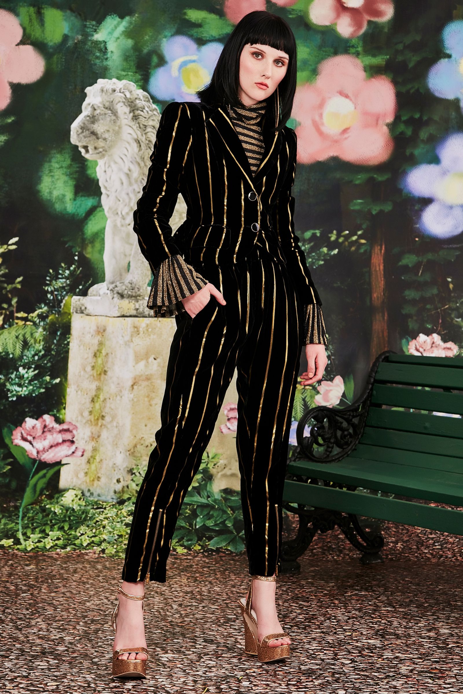 									BOW BACK JACKET
								, 			ZIP IT UP PANT
			