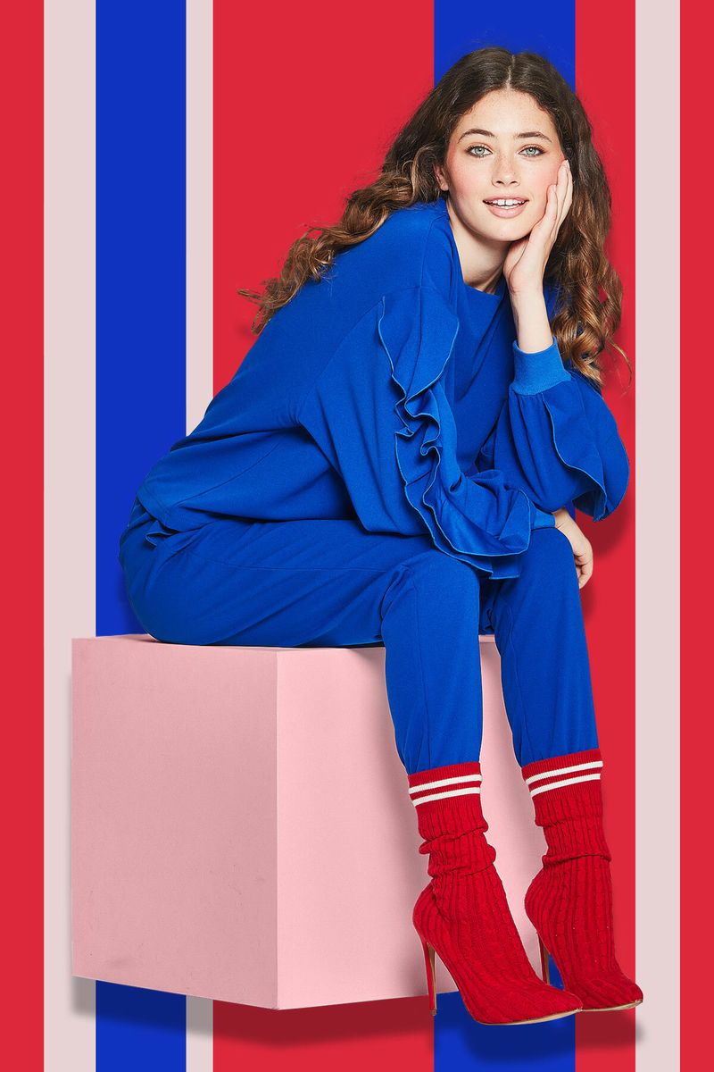 									POCKET HONEY TROUSER
								, 			WATERFALL FROM GRACE TOP
			