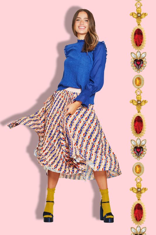 									YOU COM-PLETE ME SKIRT
								, 			HIGH TIME TOP
			