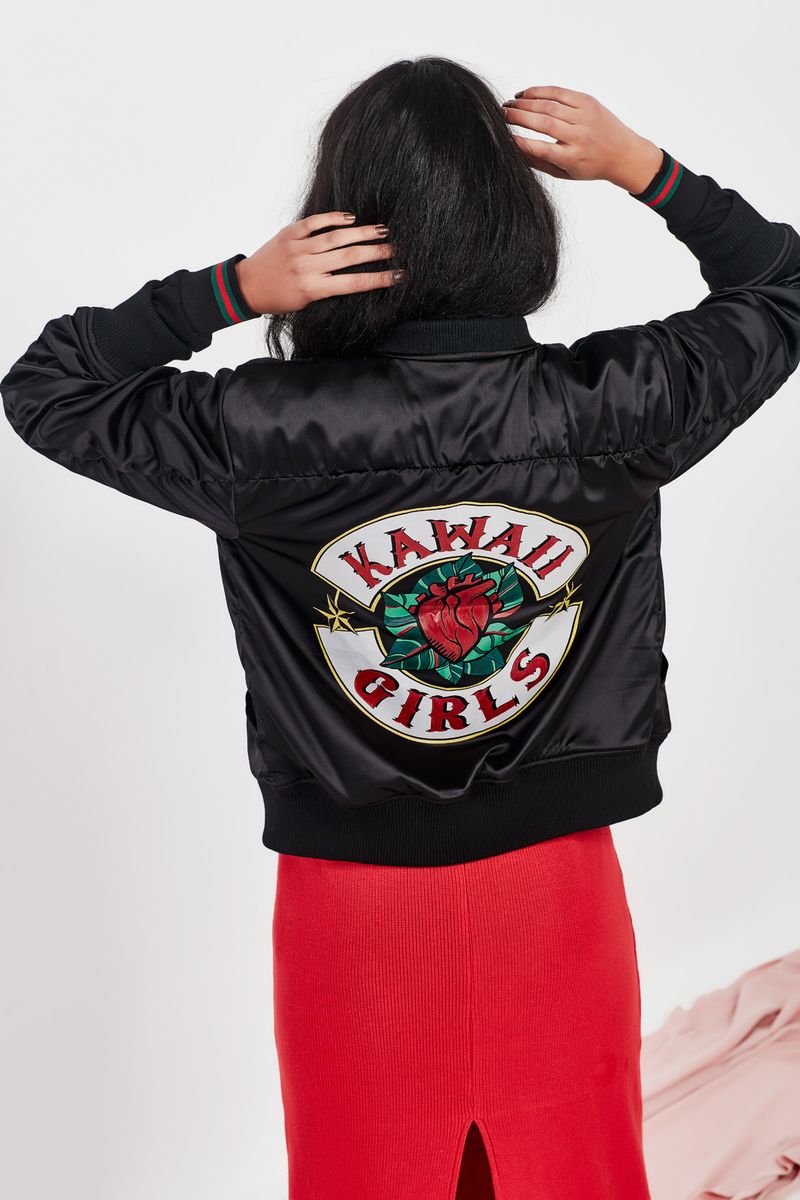 									BOMB SQUAD JACKET
								, 			TEXTURES IN PENCIL SKIRT
			