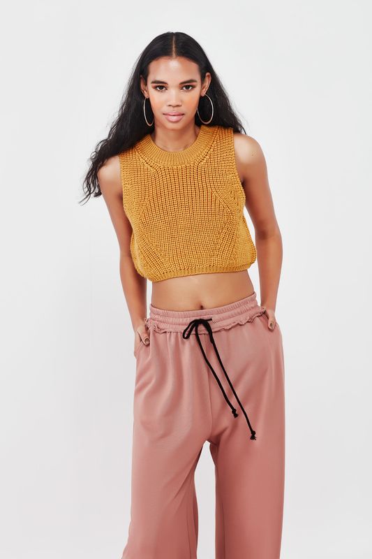 									CROP TO IT TOP
								, 			DEPARTURE LOUNGE PANTS
			