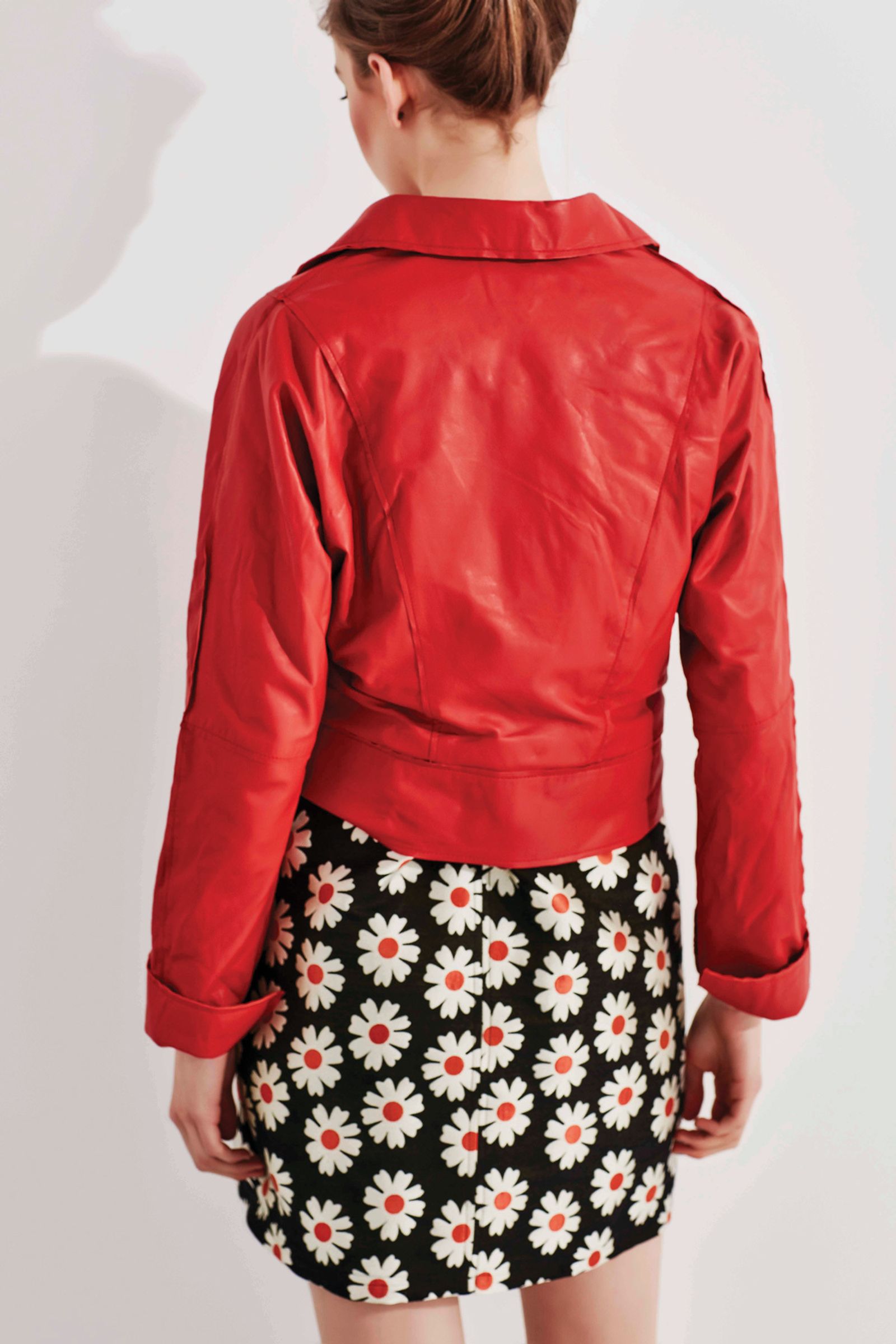 									LEATHER FRONTS JACKET
								, 			LET IT ZIP DRESS
			