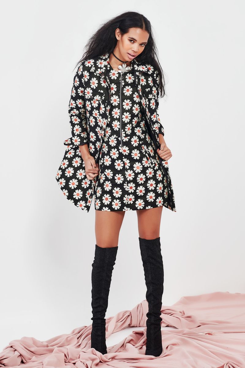 									TRUE STUD COAT
								, 			LET IT ZIP DRESS
			