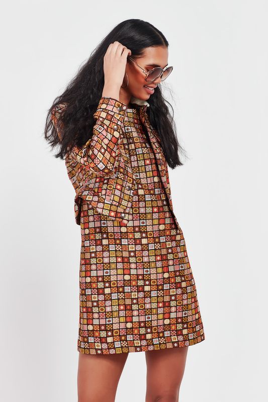 									WOOL SMITH JACKET
								, 			MOD SQUAD DRESS
			