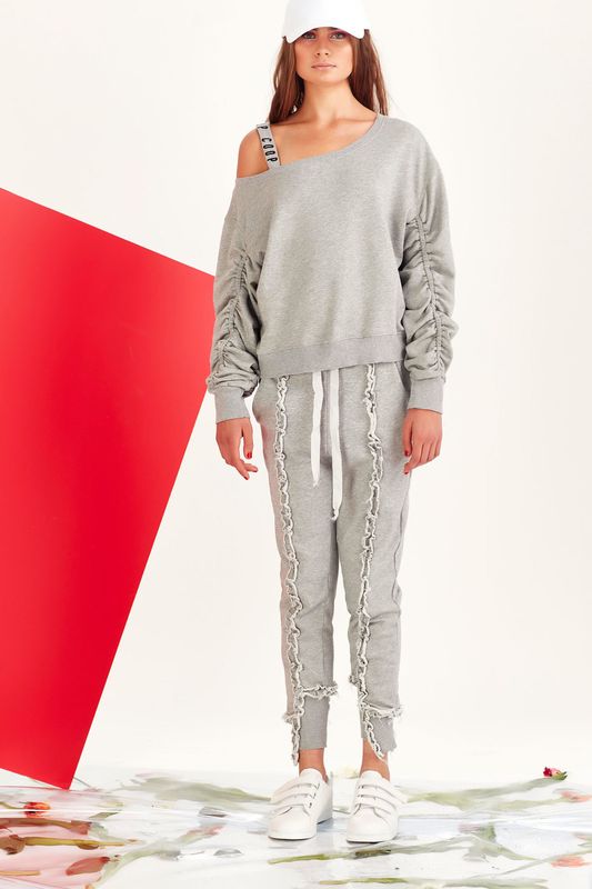 									SHOULDER TO TRY ON TOP
								, 			RUNNING TRACK TROUSER
			