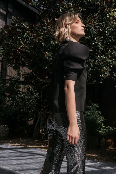 									DIAMOND IN THE PUFF TOP
								, 			JAUNT ABOUT PANTS
			