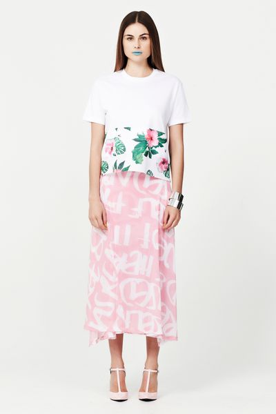 									SURF'S UP 'HANG LOOSE' TOP
								, 			THE WRITING IS ON THE WALL 'HULA GIRL' SKIRT
			