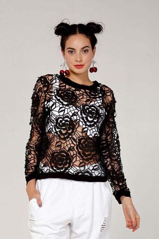 									IN BLOOM 'ARMS LACE' JUMPER
			