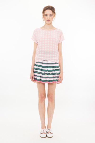 									Check Yourself 'Gia' top
								, 			Insectistripe 'Raid' skirt
			
